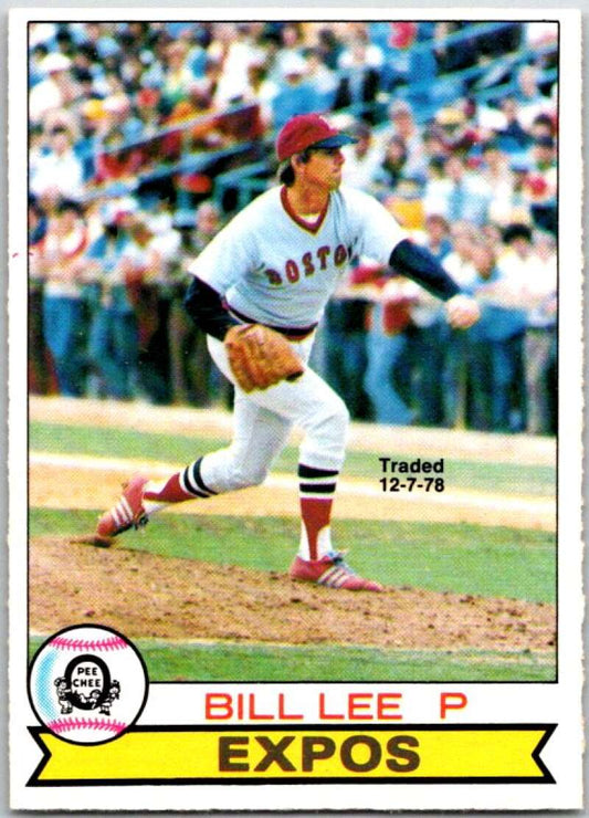 1979 OPC Baseball #237 Bill Lee DP  Boston Red Sox  V50452 Image 1