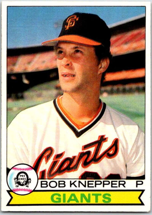 1979 OPC Baseball #255 Bob Knepper  San Francisco Giants  V50471 Image 1