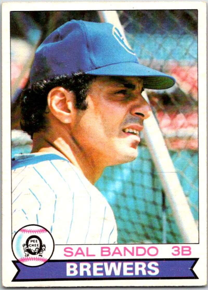 1979 OPC Baseball #283 Sal Bando Milwaukee Brewers V50494 Image 1