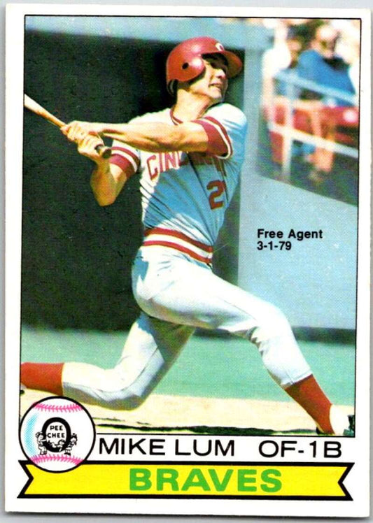 1979 OPC Baseball #286 Mike Lum  Cincinnati Reds  V50496 Image 1