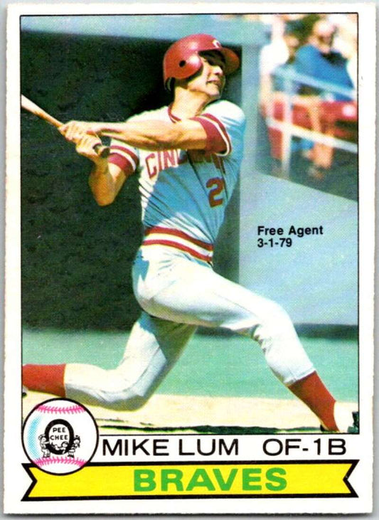 1979 OPC Baseball #286 Mike Lum  Cincinnati Reds  V50498 Image 1