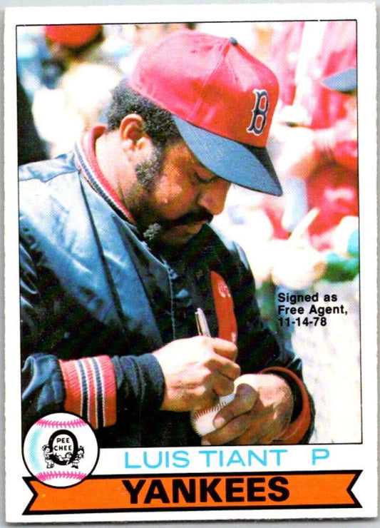 1979 OPC Baseball #299 Luis Tiant  Boston Red Sox  V50509 Image 1