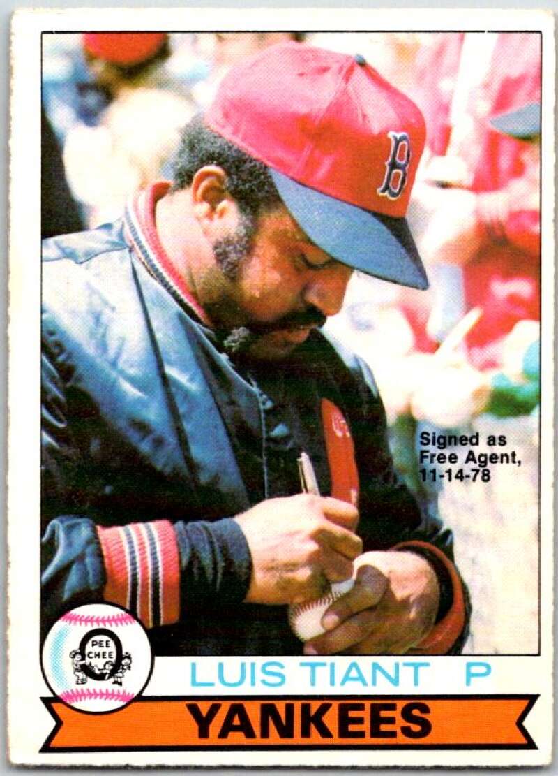1979 OPC Baseball #299 Luis Tiant Boston Red Sox V50510 Image 1