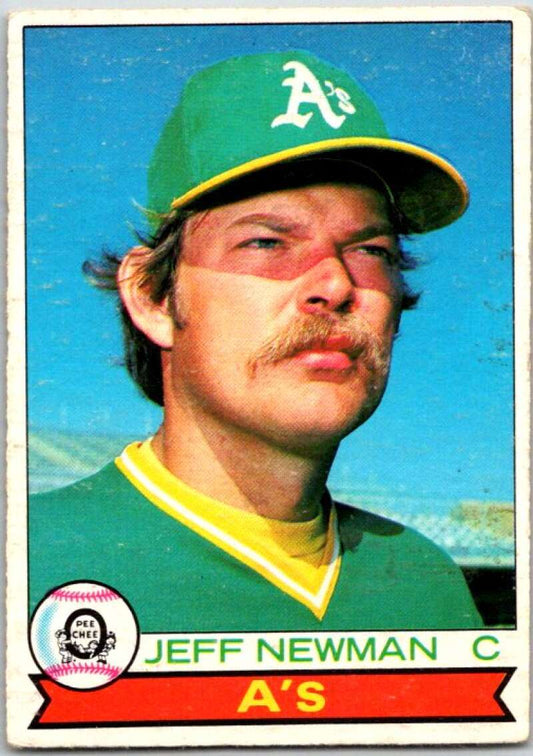 1979 OPC Baseball #319 Jeff Newman  Oakland Athletics  V50522 Image 1