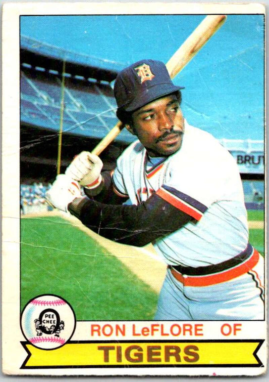 1979 OPC Baseball #348 Ron LeFlore DP  Detroit Tigers  V50545 Image 1