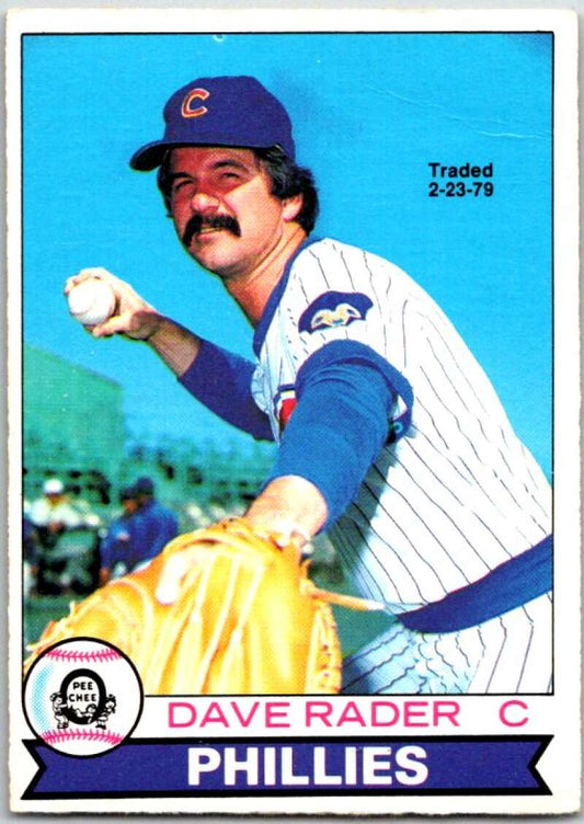 1979 OPC Baseball #369 Dave Rader  Philadelphia Phillies  V50564 Image 1