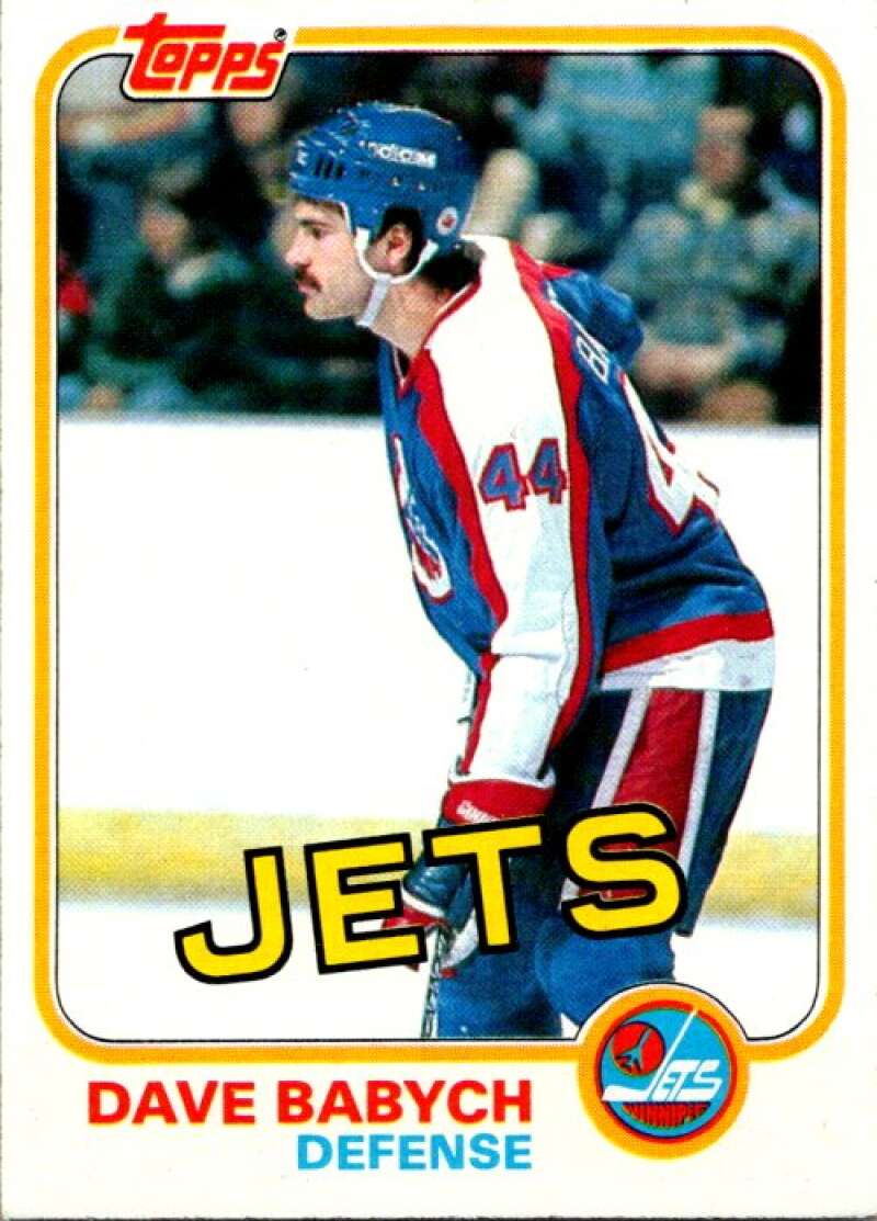 1981-82 Topps #1 Dave Babych RC Rookie Winnipeg Jets V52187 Image 1