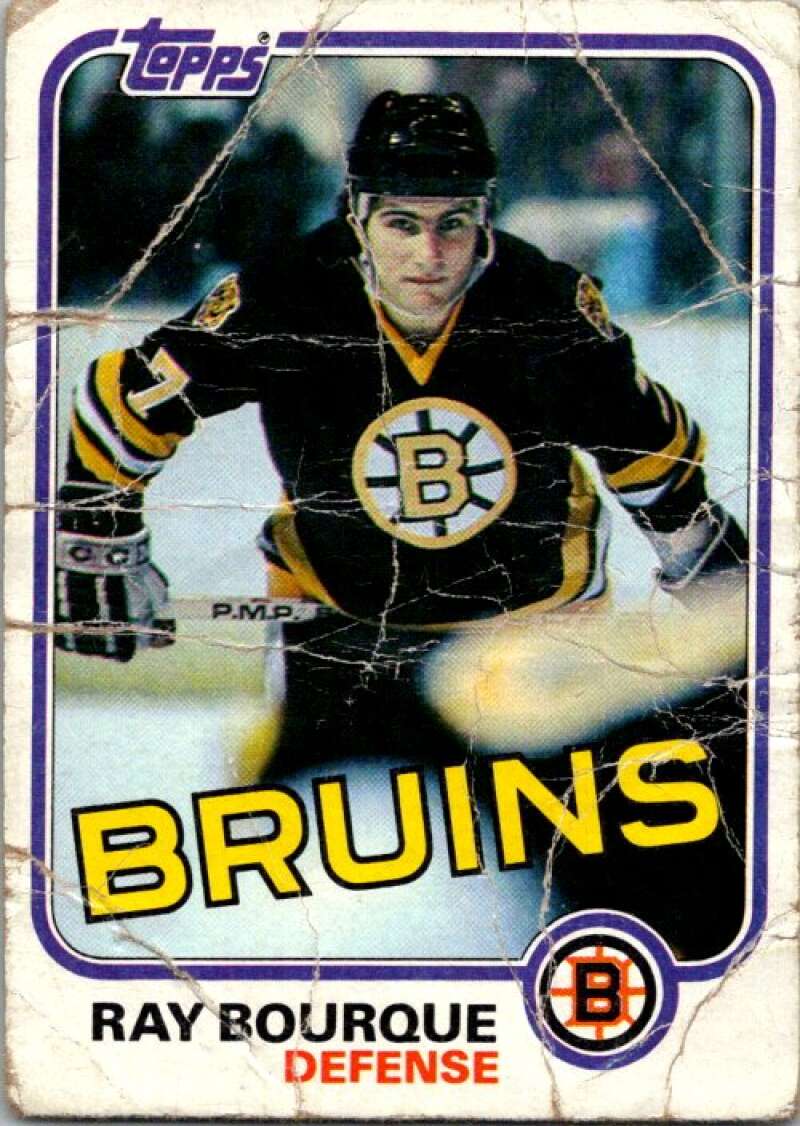 1981-82 Topps #5 Ray Bourque Boston Bruins V52194 Image 1