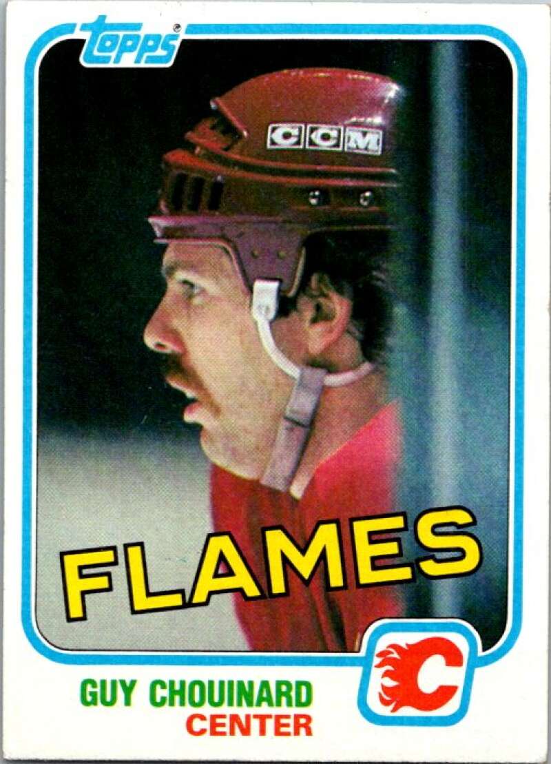 1981-82 Topps #6 Guy Chouinard Calgary Flames V52195 Image 1