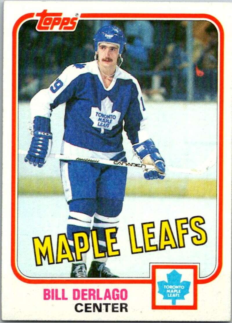 1981-82 Topps #8 Bill Derlago Toronto Maple Leafs V52202 Image 1
