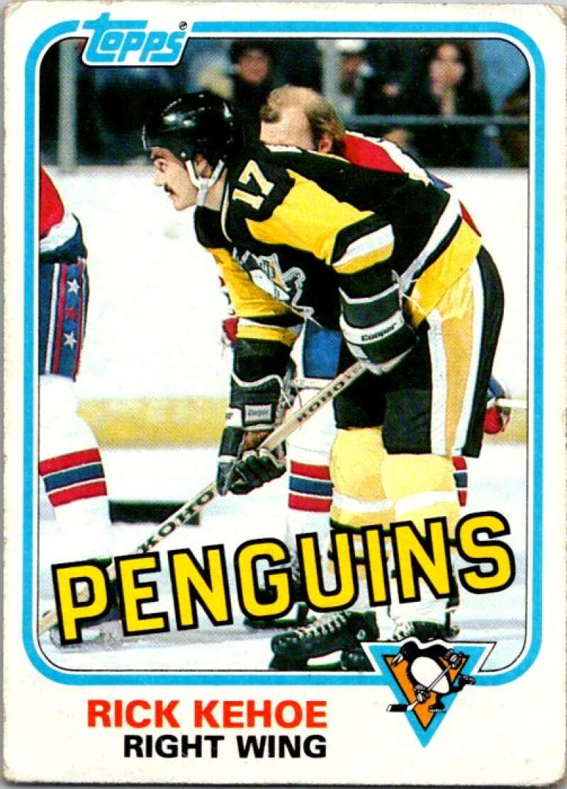 1981-82 Topps #17 Rick Kehoe Pittsburgh Penguins V52225 Image 1