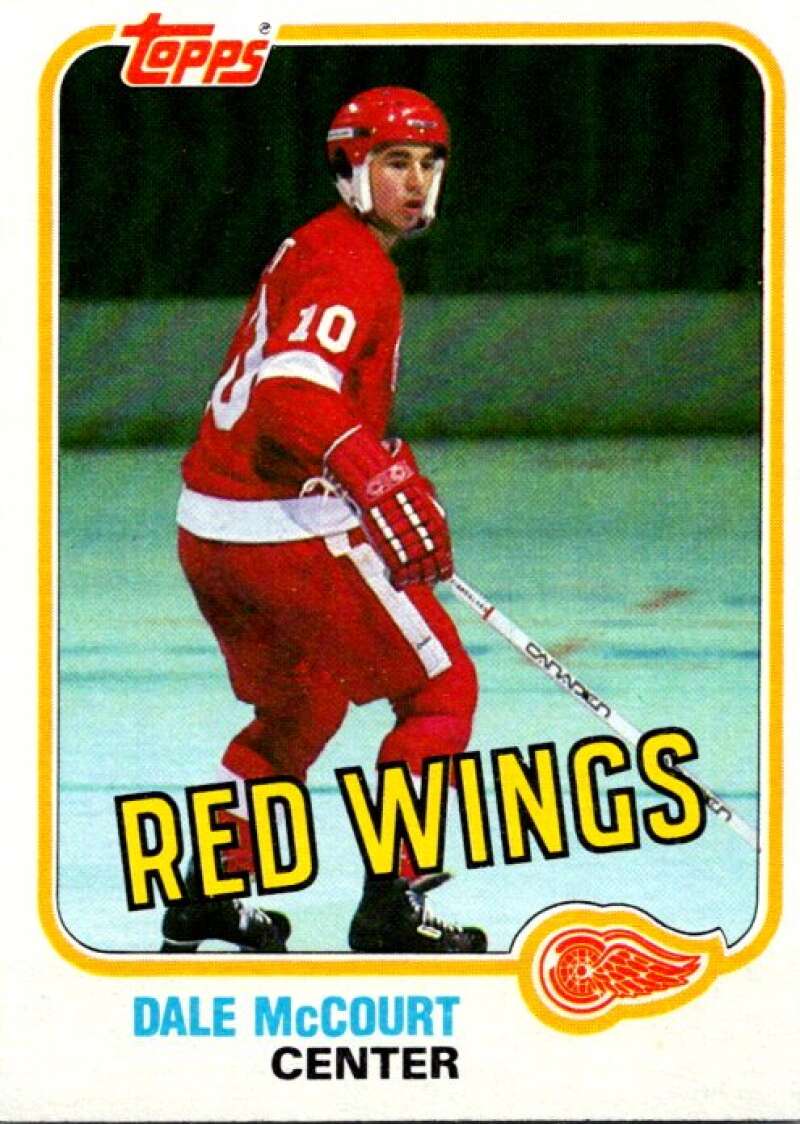 1981-82 Topps #21 Dale McCourt Detroit Red Wings V52233 Image 1