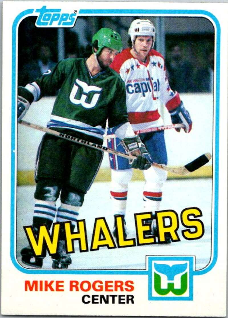 1981-82 Topps #32 Mike Rogers Hartford Whalers V52277 Image 1