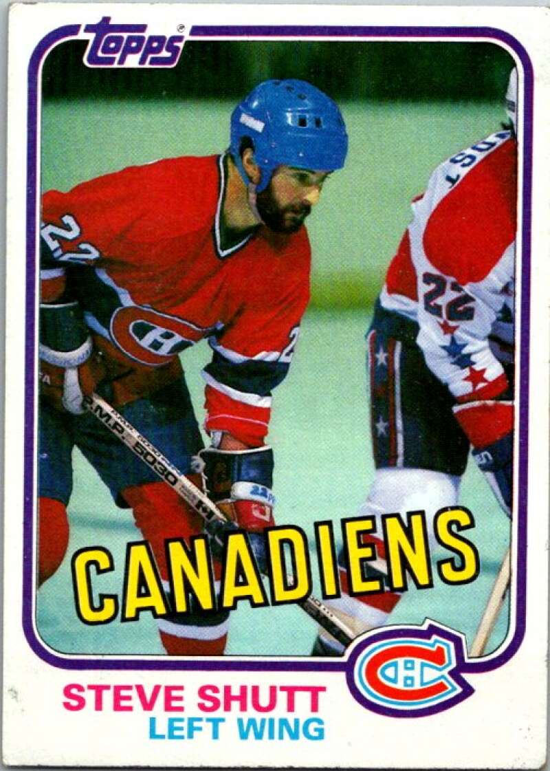 1981-82 Topps #34 Steve Shutt Montreal Canadiens V52286 Image 1
