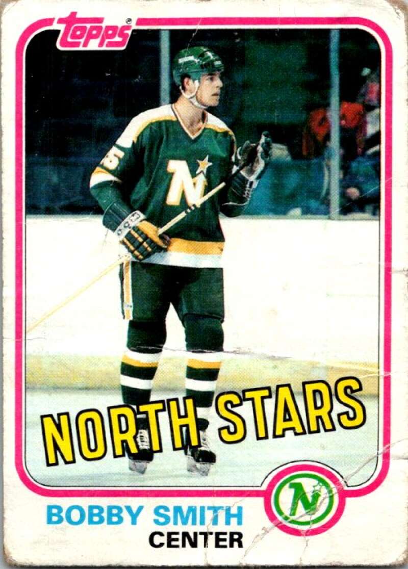 1981-82 Topps #37 Bobby Smith Minnesota North Stars V52298 Image 1