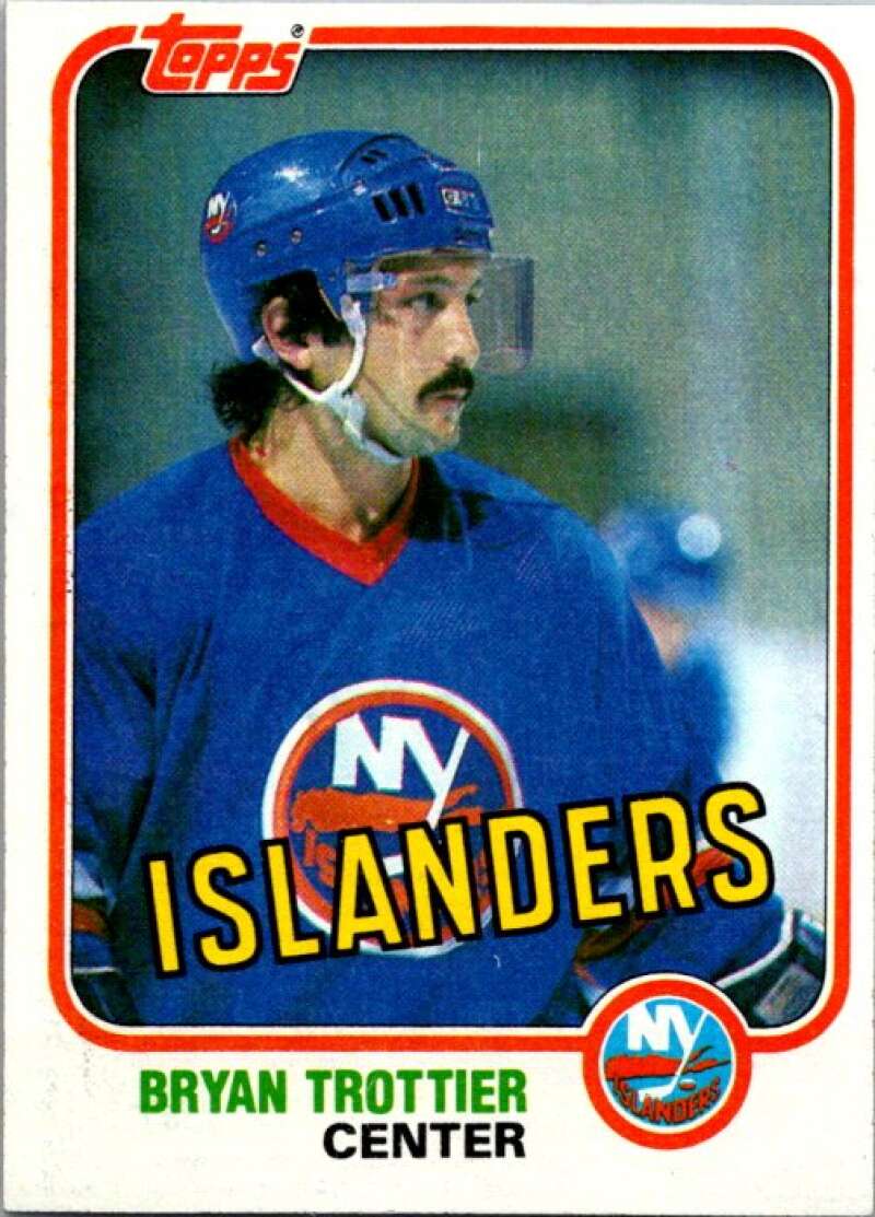 1981-82 Topps #41 Bryan Trottier New York Islanders V52309 Image 1