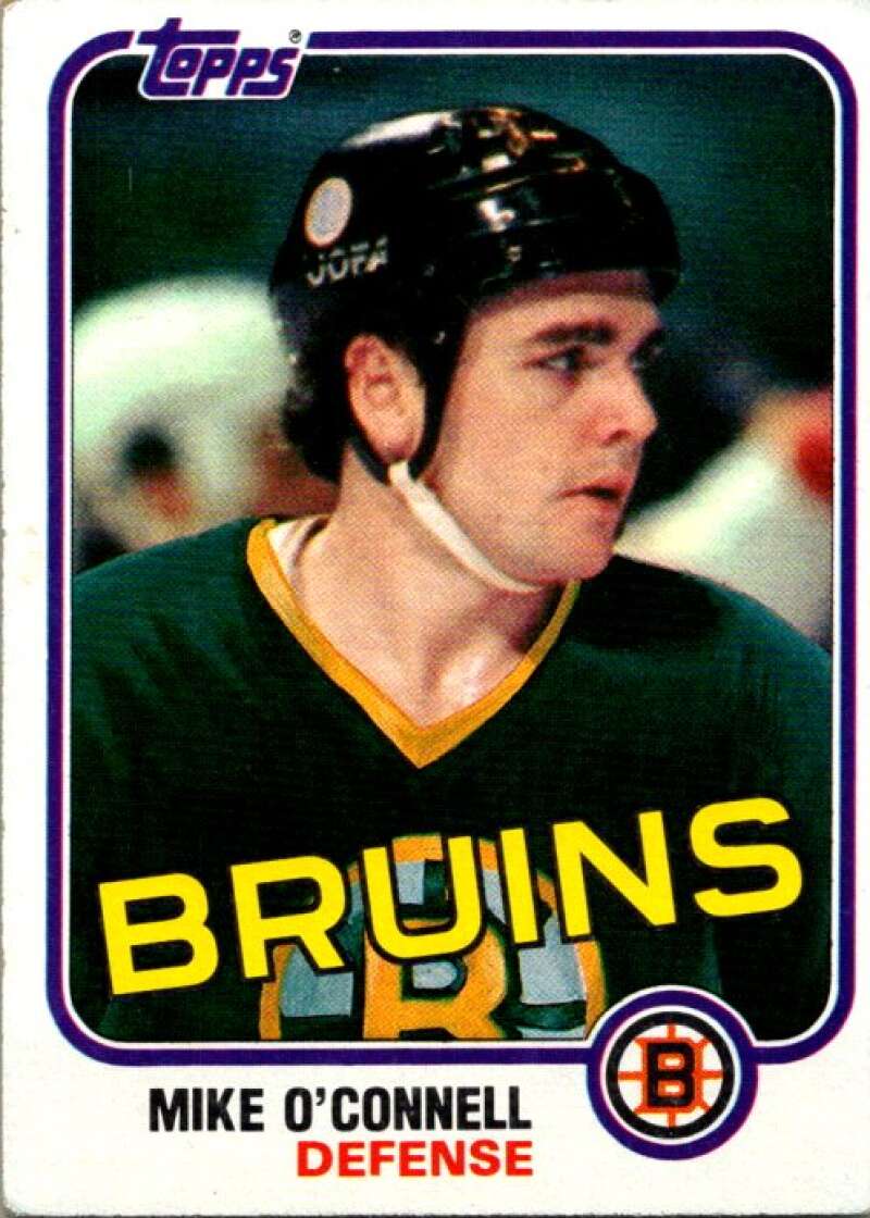1981-82 Topps #E70 Mike O'Connell Boston Bruins V52391 Image 1