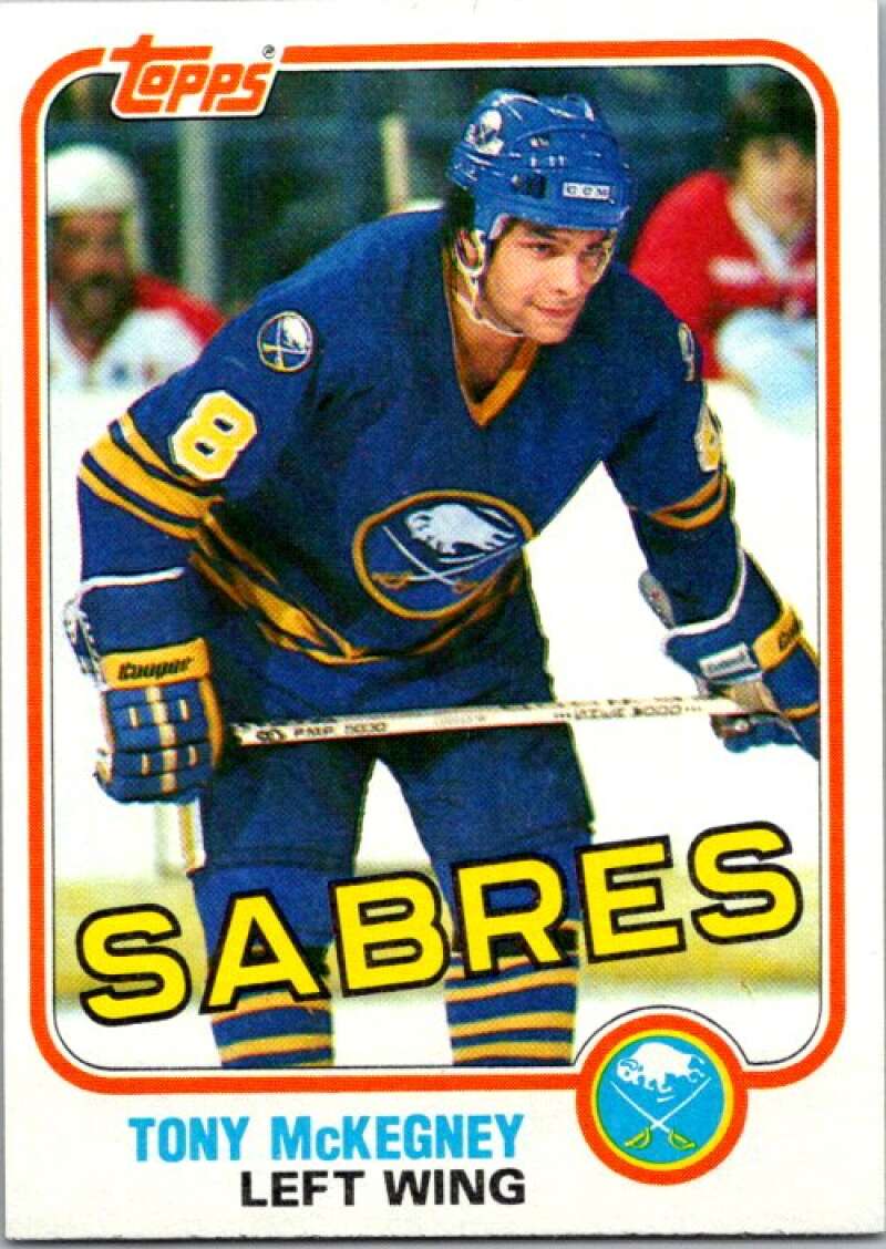 1981-82 Topps #E76 Tony McKegney Buffalo Sabres V52405 Image 1