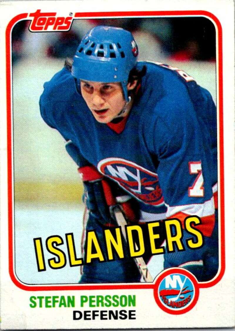 1981-82 Topps #E92 Stefan Persson New York Islanders V52445 Image 1