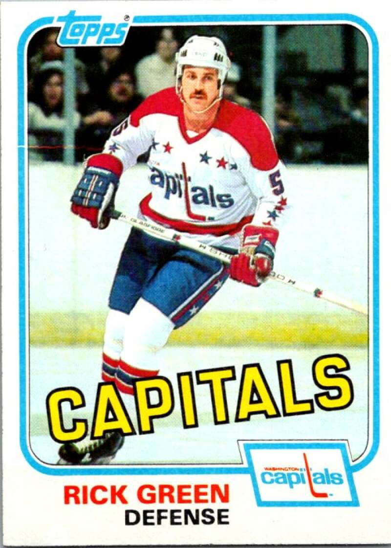 1981-82 Topps #E118 Rick Green Washington Capitals V52486 Image 1