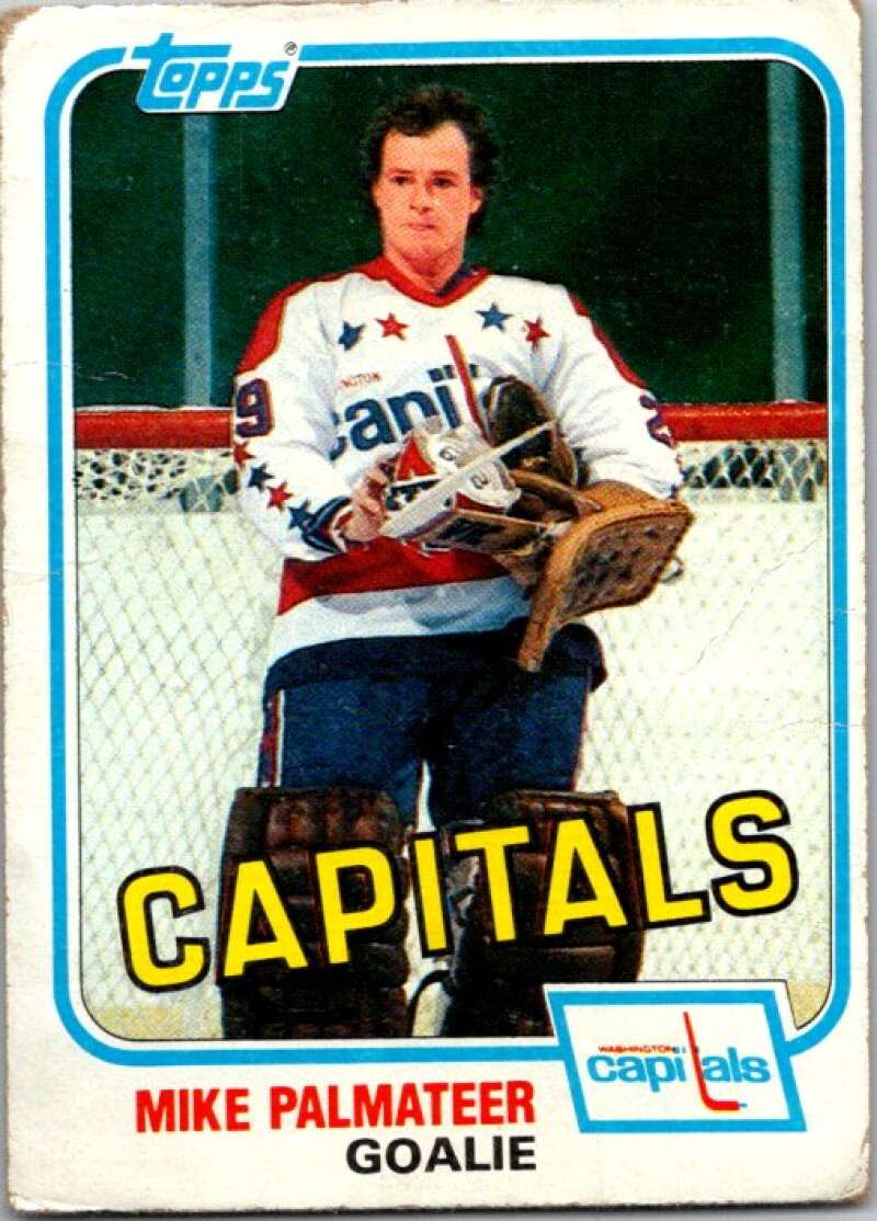 1981-82 Topps #E121 Mike Palmateer Washington Capitals V52489 Image 1