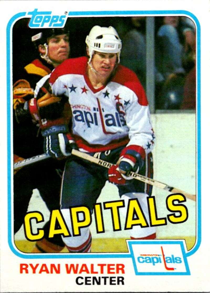 1981-82 Topps #E122 Ryan Walter Washington Capitals V52492 Image 1