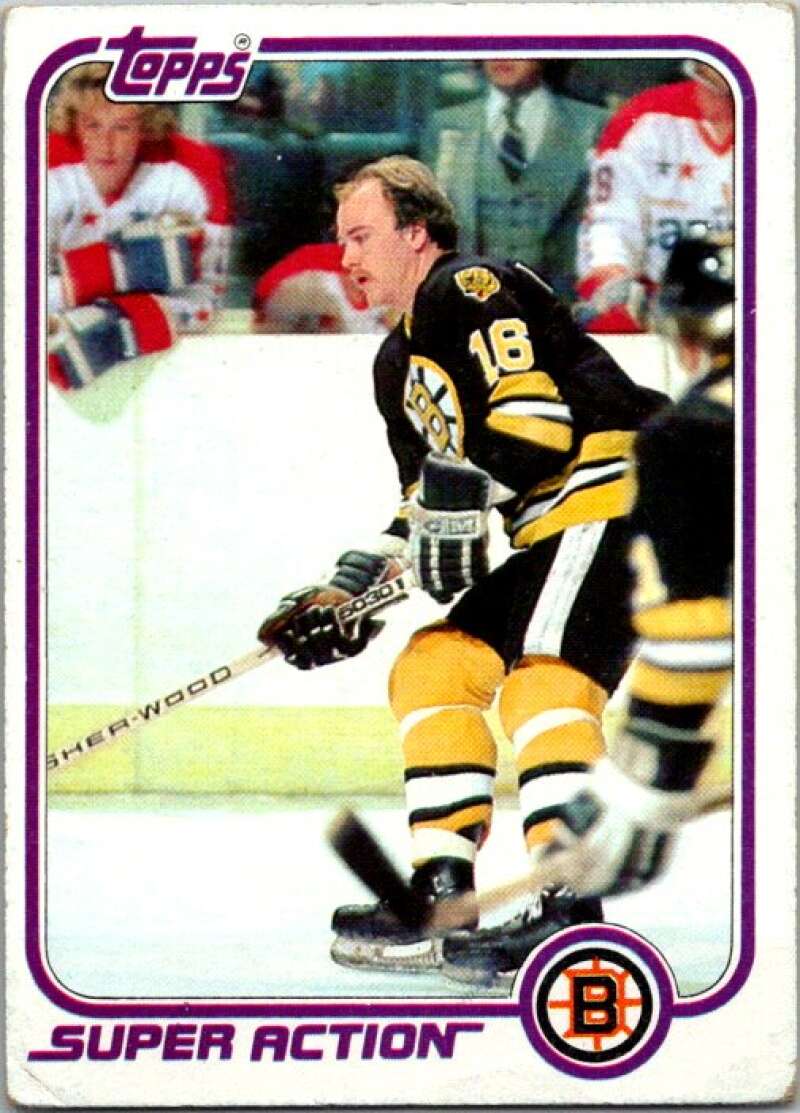 1981-82 Topps #E129 Rick Middleton Boston Bruins V52510 Image 1