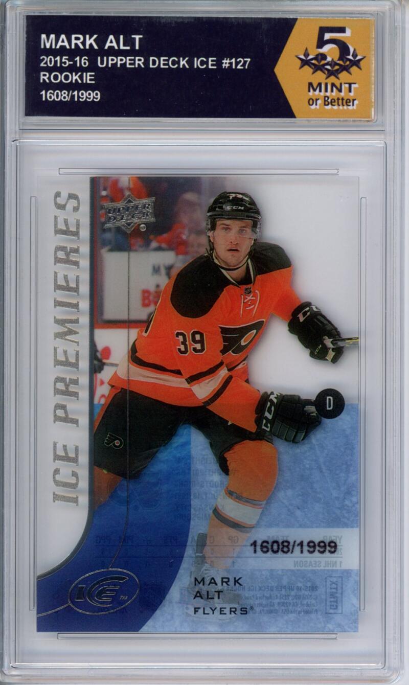 HCWPP - 2015-16 Upper Deck Ice #127 Mark Alt Graded Rookie RC - 294245 Image 1
