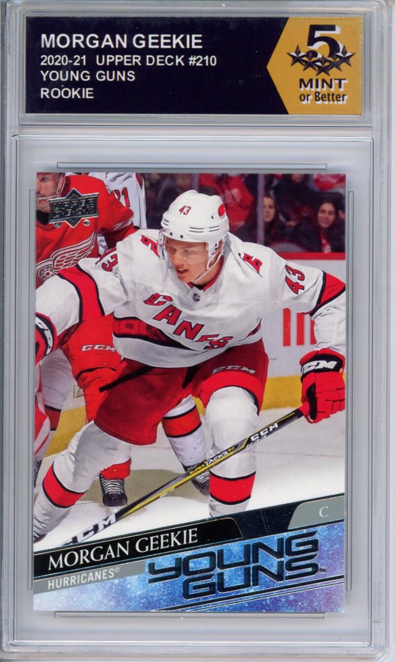 HCWPP - 2020-21 Upper Deck YG #210 Morgan Geekie Graded Rookie RC - 294289 Image 1