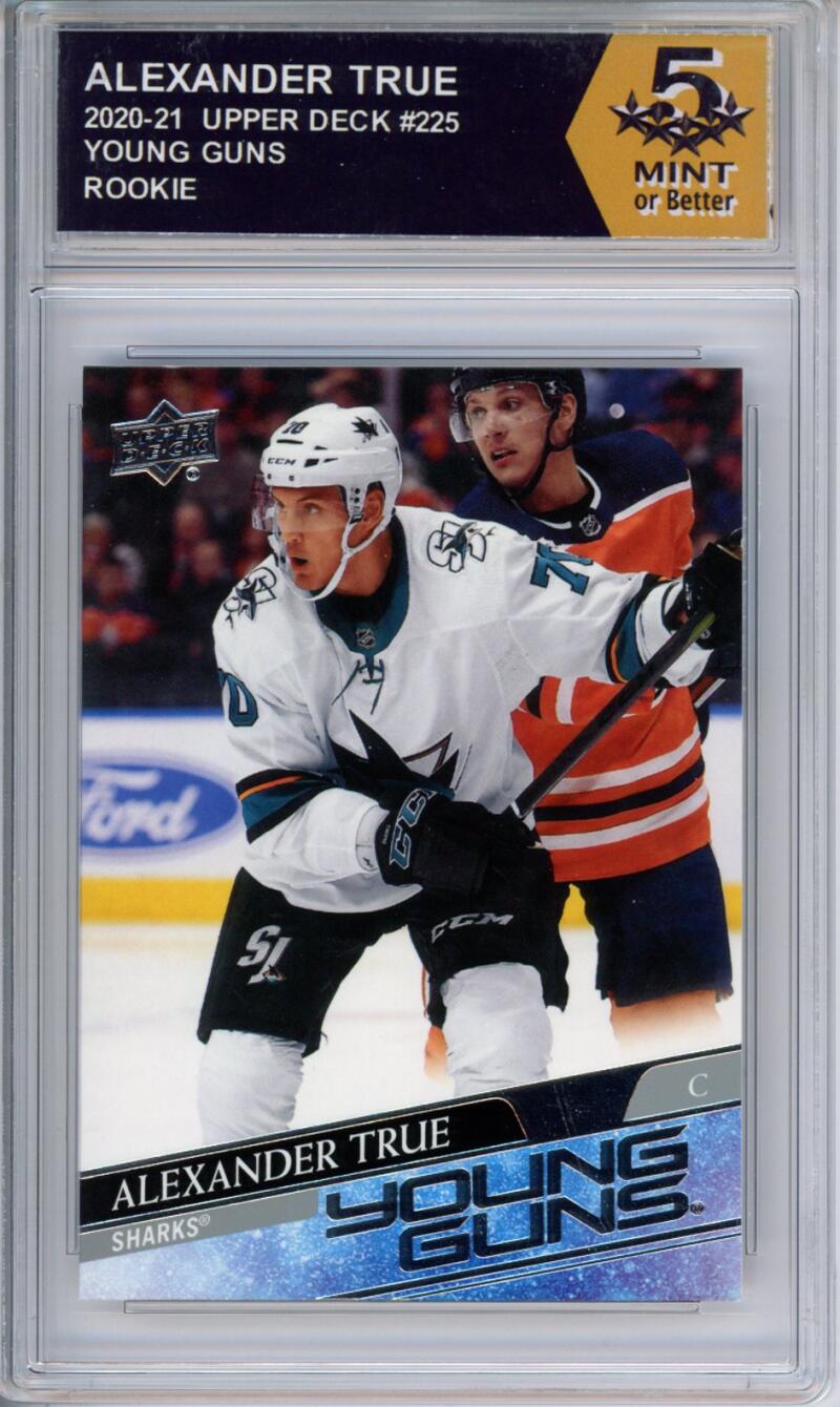 HCWPP - 2020-21 Upper Deck YG #225 Alexander True Graded Rookie RC - 294304 Image 1
