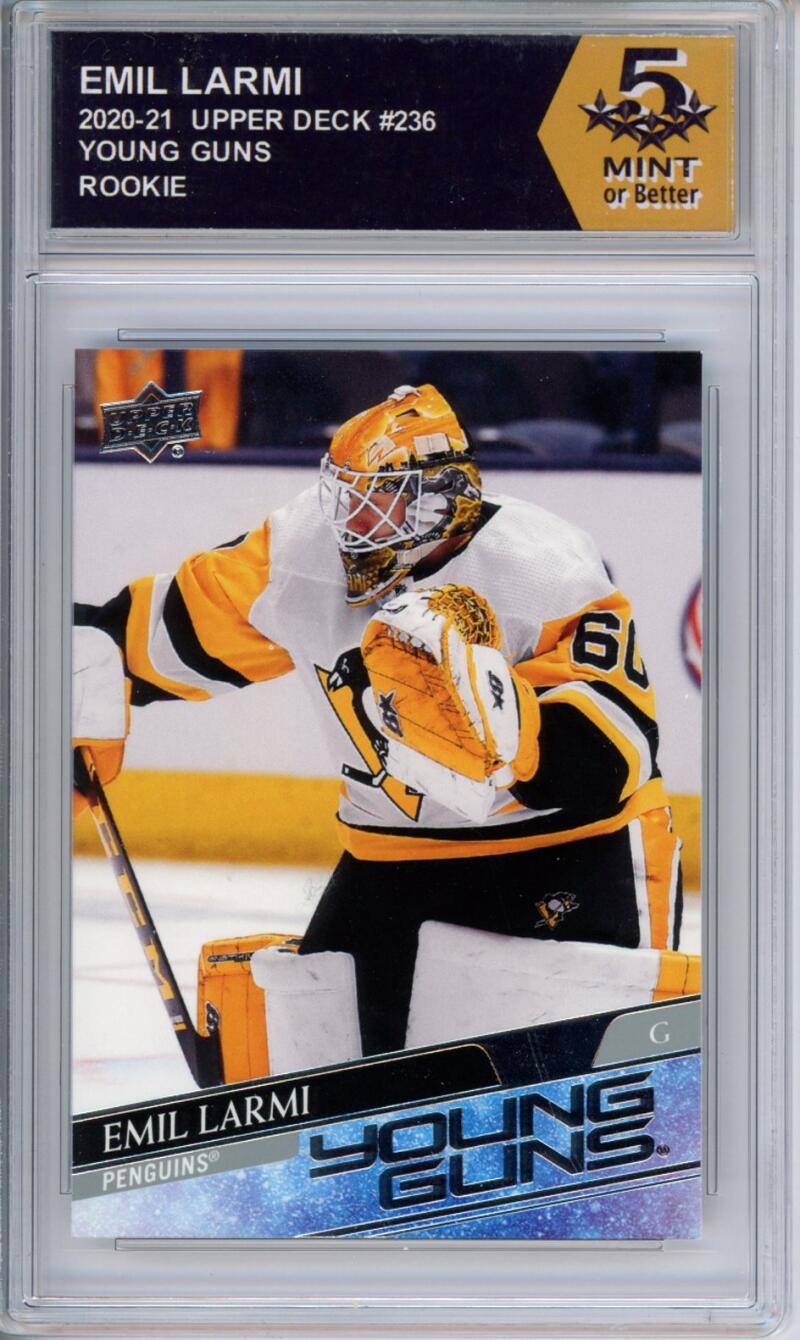 HCWPP - 2020-21 Upper Deck YG #236 Emil Larmi Graded Rookie RC - 294315 Image 1