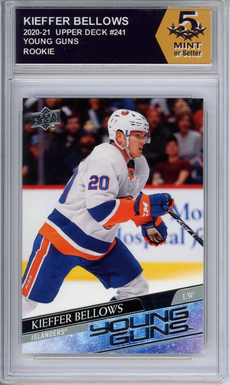 HCWPP - 2020-21 Upper Deck YG #241 Kieffer Bellows Graded Rookie RC - 294320 Image 1