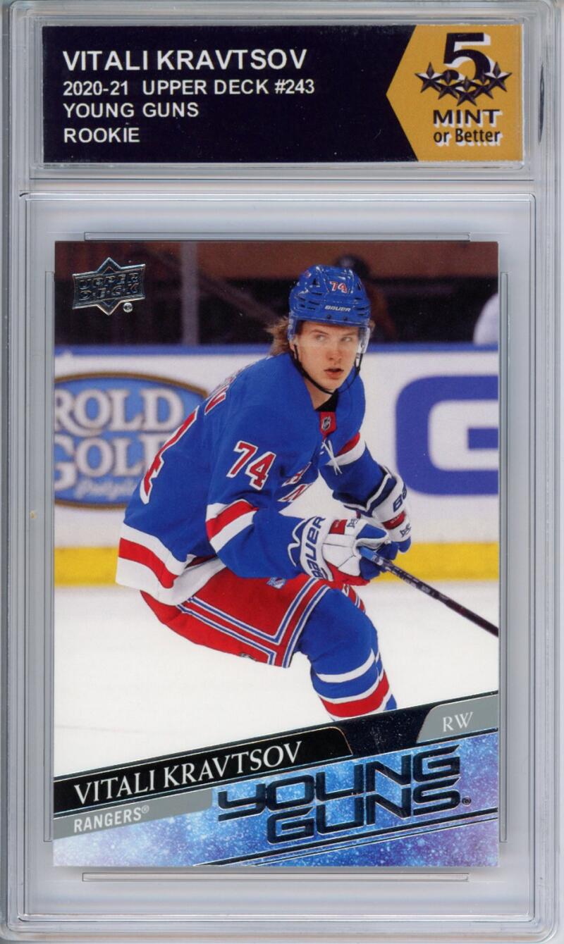 HCWPP - 2020-21 Upper Deck YG #243 Vitali Kravtsov Graded Rookie RC - 294323 Image 1