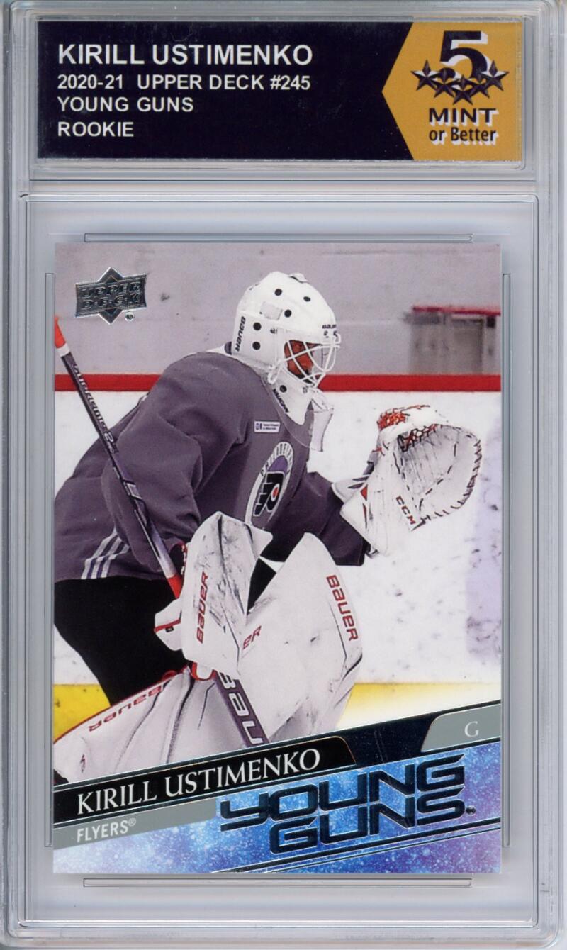 HCWPP - 2020-21 Upper Deck YG #245 Kirill Ustimenko Graded Rookie RC - 294325 Image 1