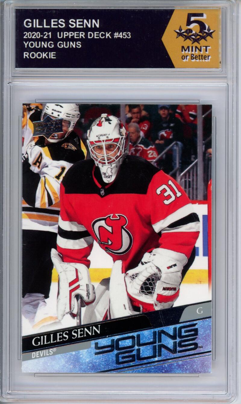 HCWPP - 2020-21 Upper Deck YG #453 Gilles Senn Graded Rookie RC - 294331 Image 1