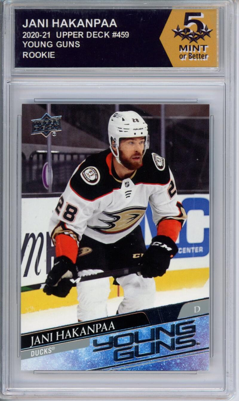 HCWPP - 2020-21 Upper Deck YG #459 Jani Hakanpaa Graded Rookie RC - 294337 Image 1
