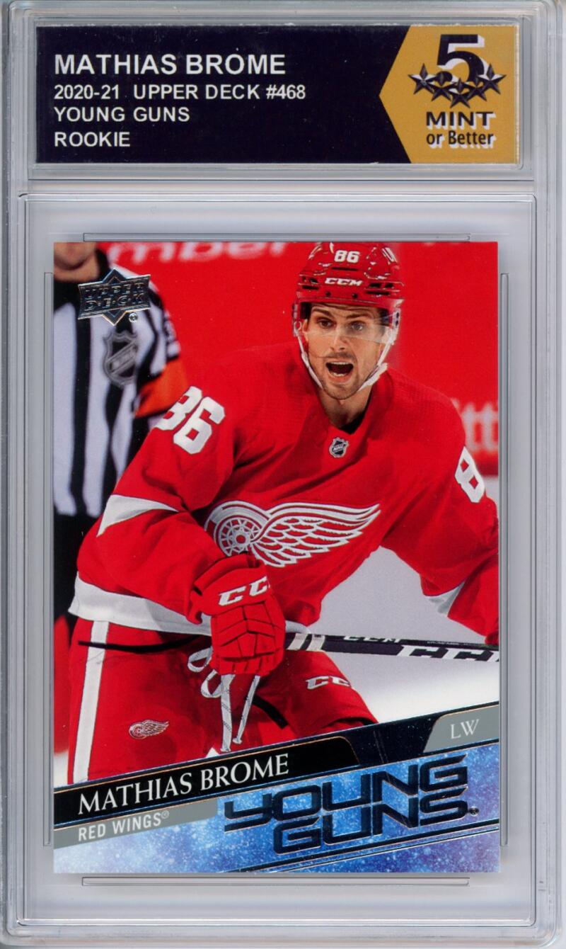 HCWPP - 2020-21 Upper Deck YG #468 Mathias Brome Graded Rookie RC - 294346 Image 1