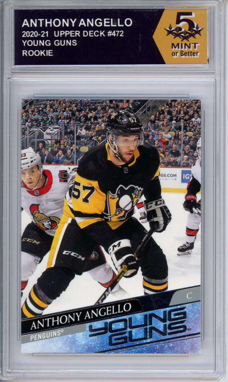 HCWPP - 2020-21 Upper Deck YG #472 Anthony Angello Graded Rookie RC - 294350 Image 1