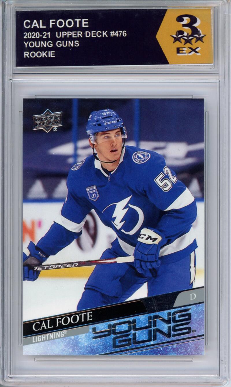 HCWPP - 2020-21 Upper Deck YG #476 Cal Foote Graded Rookie RC - 294410 Image 1