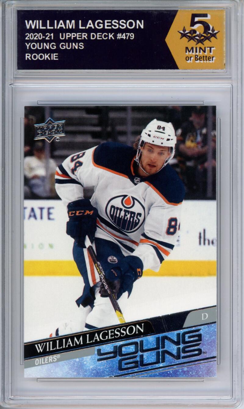 HCWPP - 2020-21 Upper Deck YG #479 William Lagesson Graded Rookie RC - 294356 Image 1