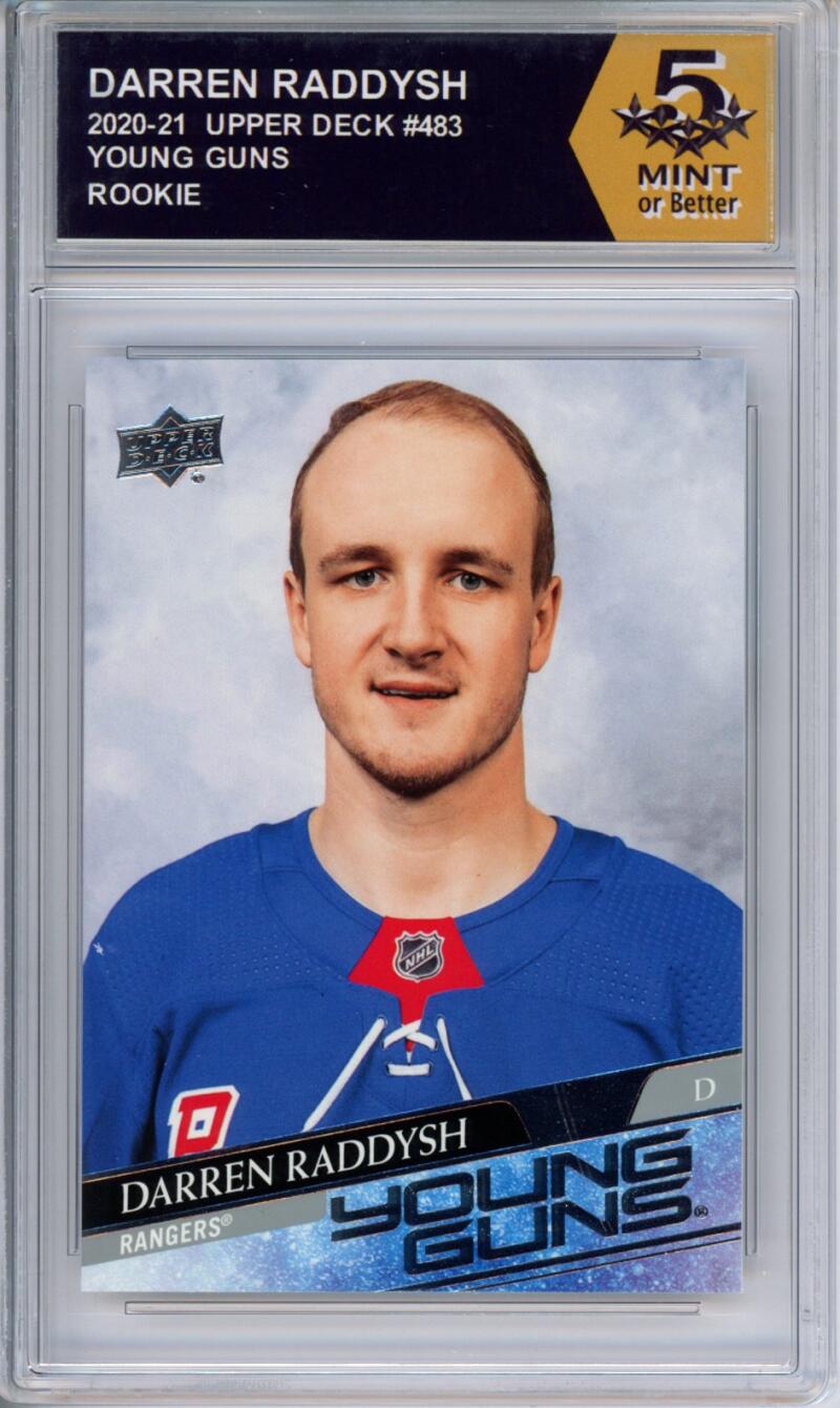 HCWPP - 2020-21 Upper Deck YG #483 Darren Raddysh Graded Rookie RC - 294360 Image 1