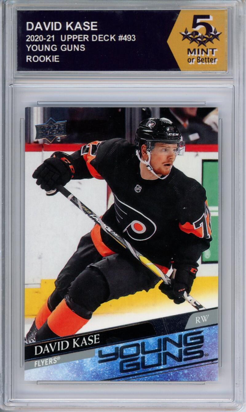 HCWPP - 2020-21 Upper Deck YG #493 David Kase Graded Rookie RC - 294370 Image 1