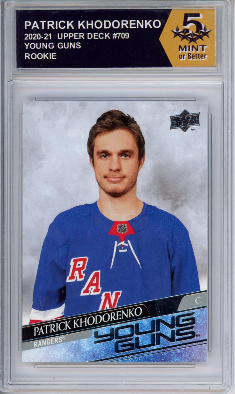 HCWPP - 2020-21 Upper Deck YG #709 Patrick Khodorenko Graded Rookie RC - 294385 Image 1