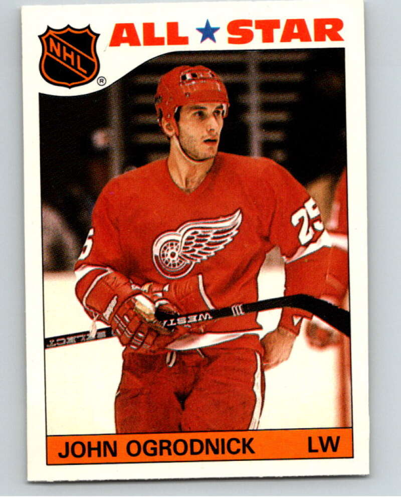 1985-86 Topps Sticker Inserts #1 John Ogrodnick Detroit Red Wings V52730 Image 1