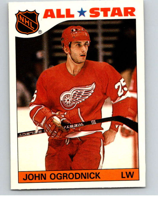 1985-86 Topps Sticker Inserts #1 John Ogrodnick  Detroit Red Wings  V52730 Image 1