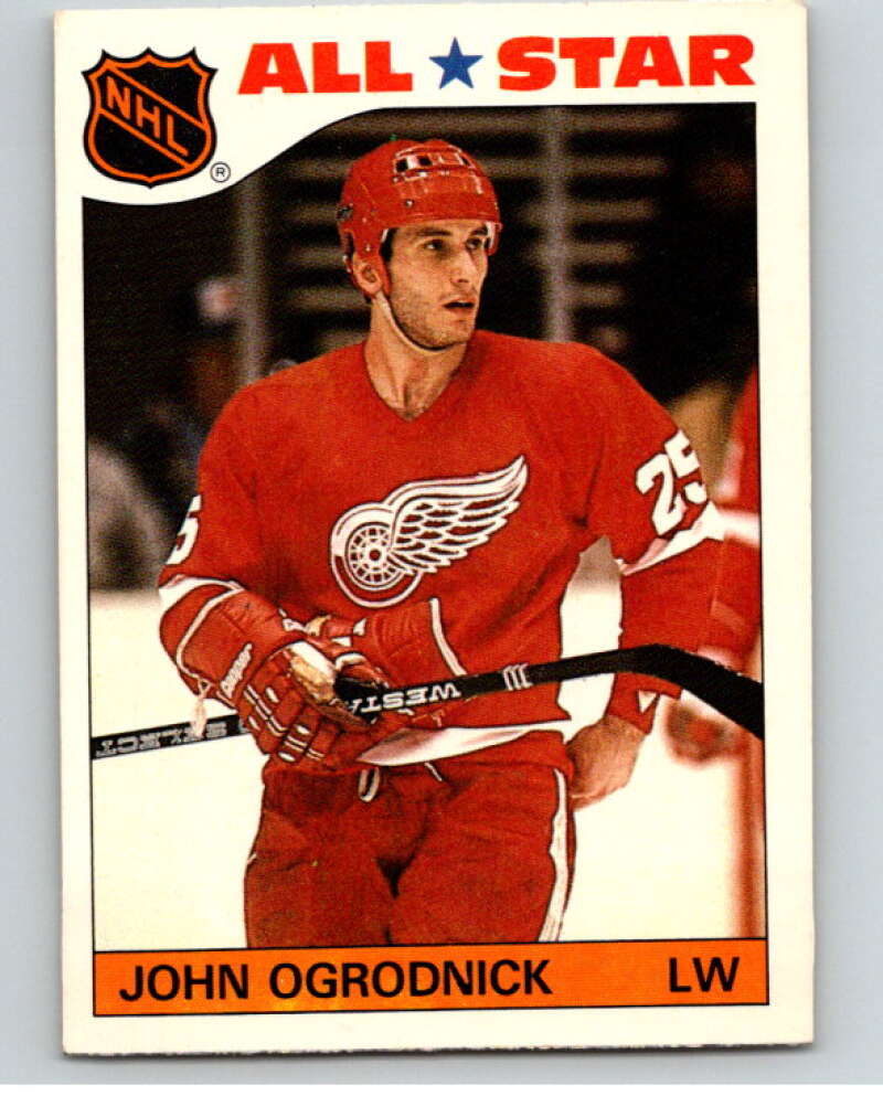 1985-86 Topps Sticker Inserts #1 John Ogrodnick Detroit Red Wings V52731 Image 1