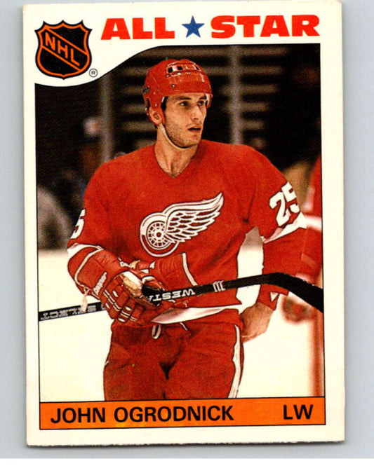 1985-86 Topps Sticker Inserts #1 John Ogrodnick  Detroit Red Wings  V52731 Image 1