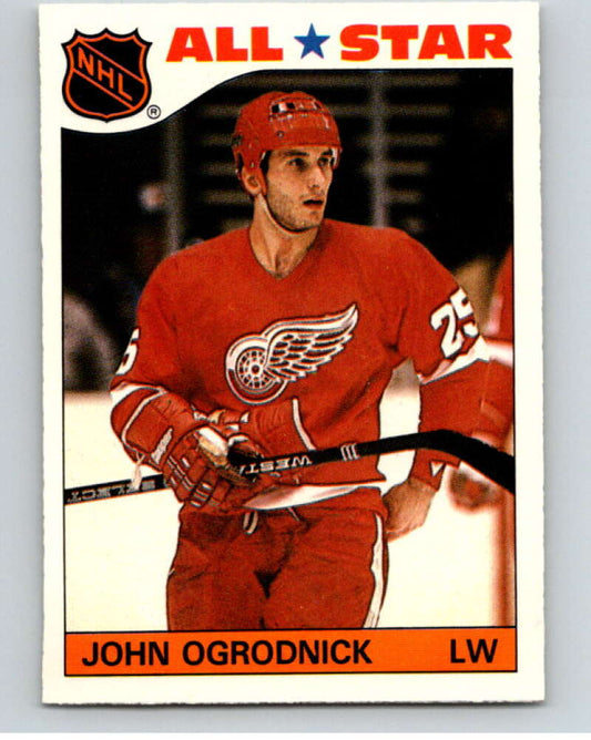 1985-86 Topps Sticker Inserts #1 John Ogrodnick  Detroit Red Wings  V52732 Image 1