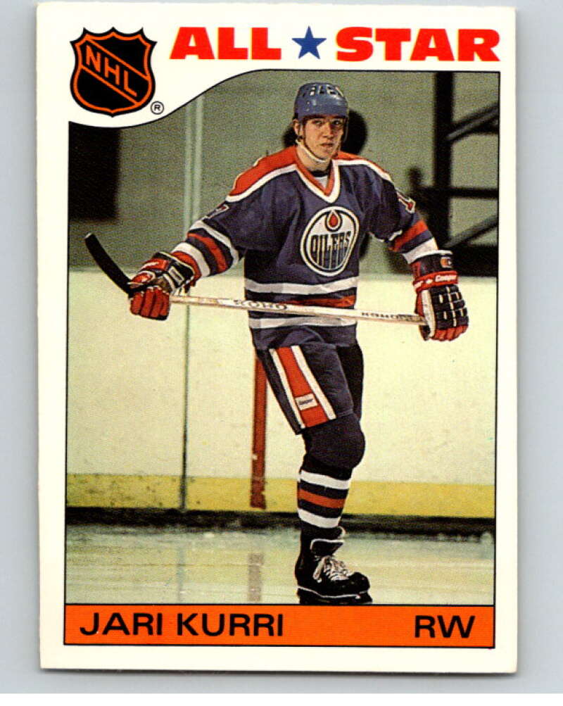 1985-86 Topps Sticker Inserts #3 Jari Kurri Edmonton Oilers V52734 Image 1