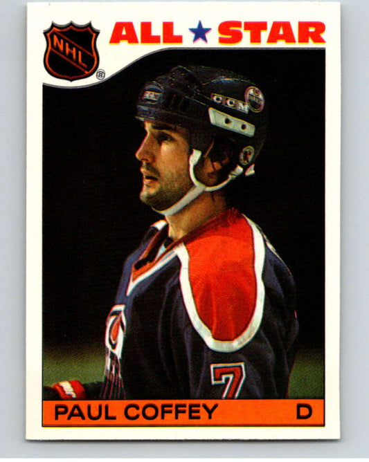 1985-86 Topps Sticker Inserts #4 Paul Coffey  Edmonton Oilers  V52738 Image 1